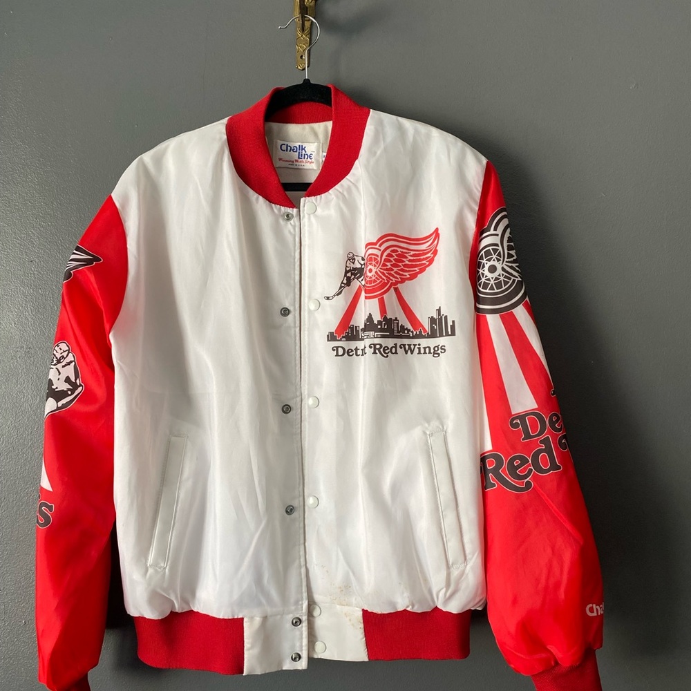Vintage Chalk Line Detroit Red Wings Jacket